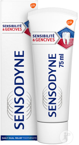Sensodyne Dentifrice Sensibilité & Gencives Tube 75ml