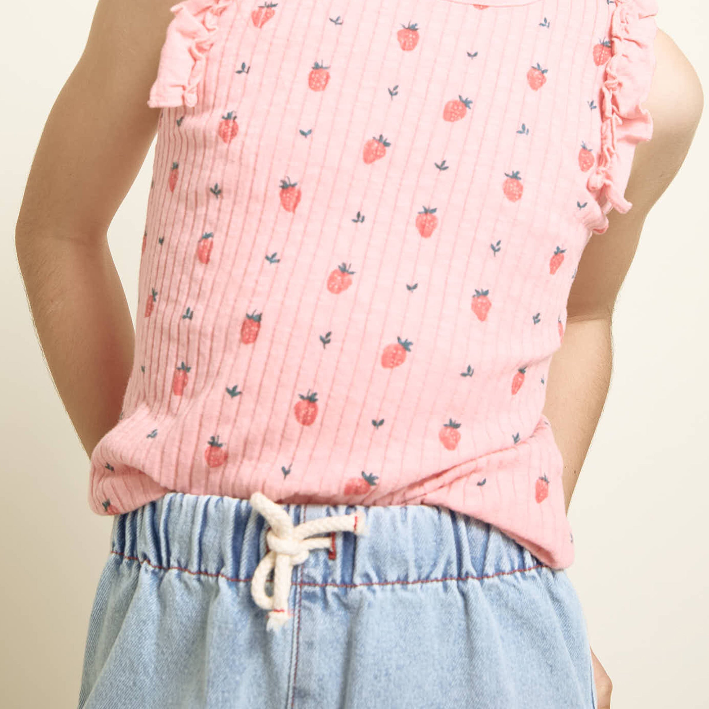 Shorts Denim Bleach