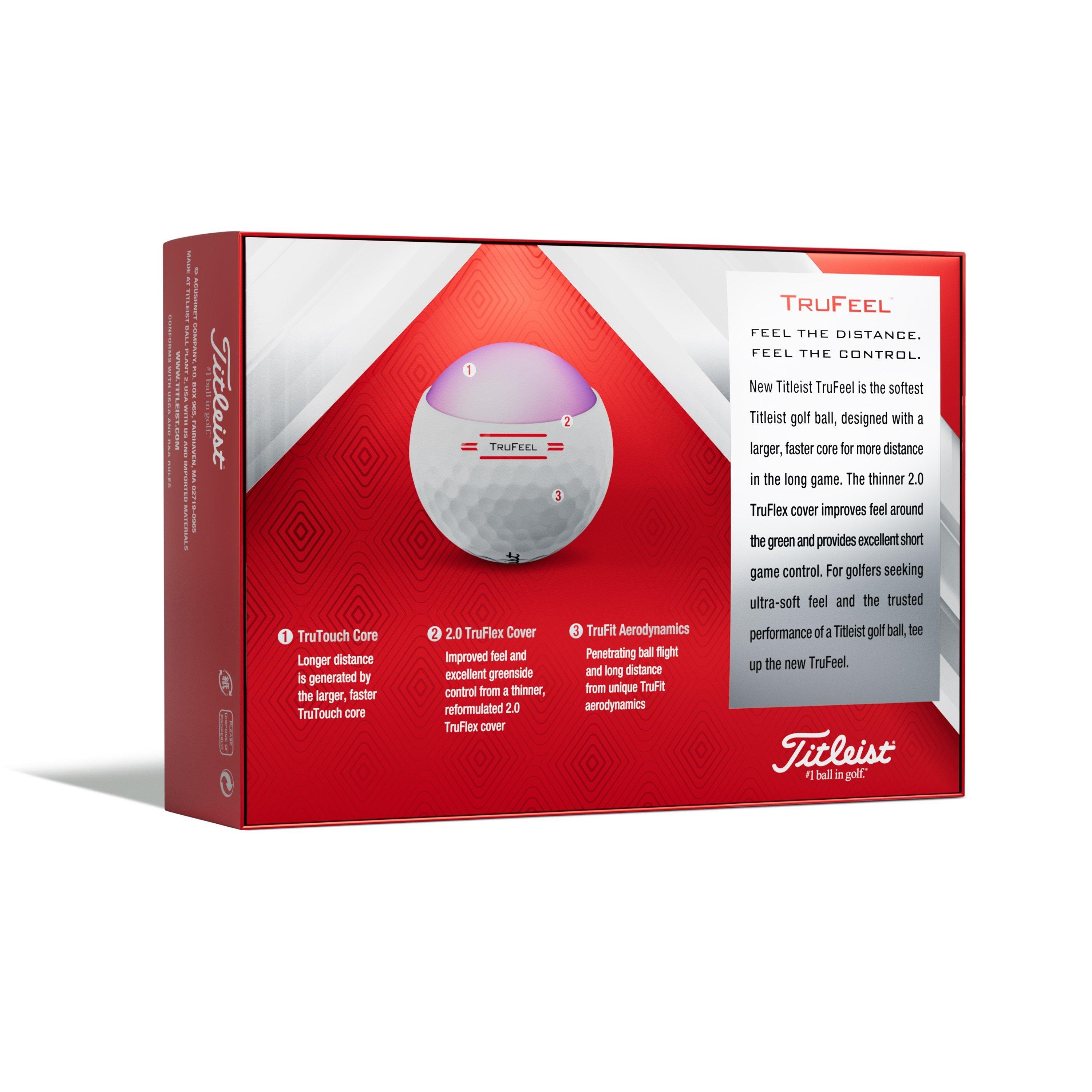 Titleist 2022 TruFeel Golf Balls (12-ball pack)