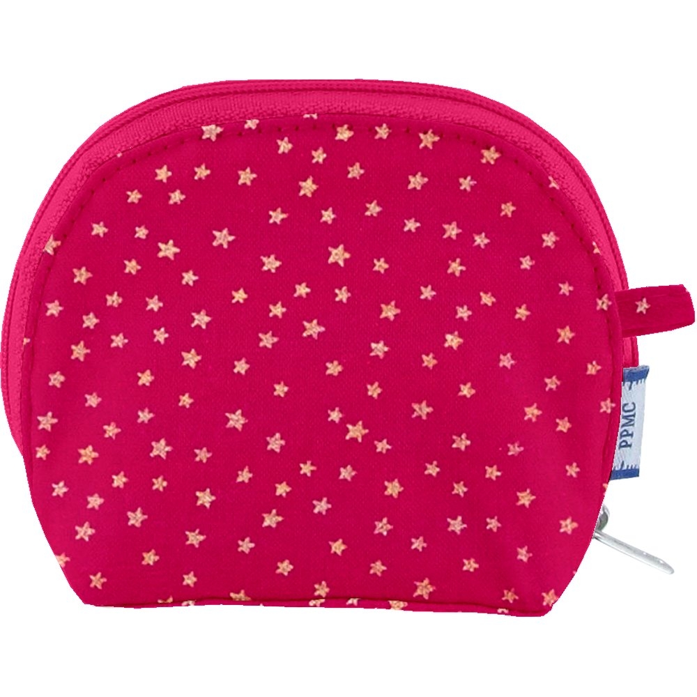 Porte-Monnaie À Soufflet Etoile Or Fuchsia
