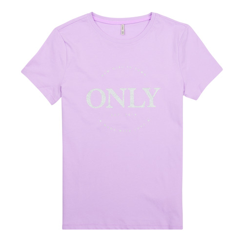 Only - KOGWENDY S/S LOGO TOP BOX CP JRS - Mauve