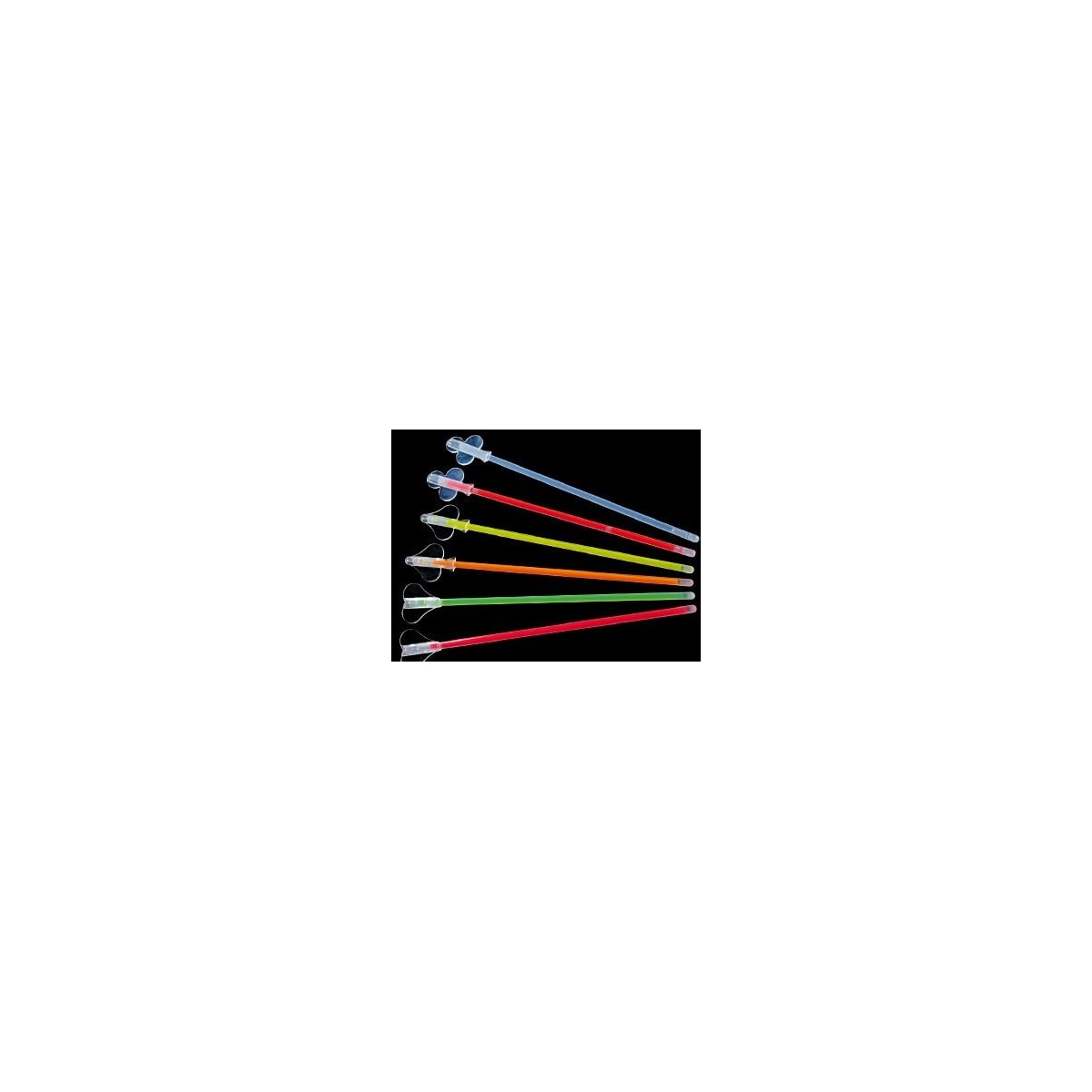 Glowstick DrinkPinne 15-pakning med langvarig lyskraft