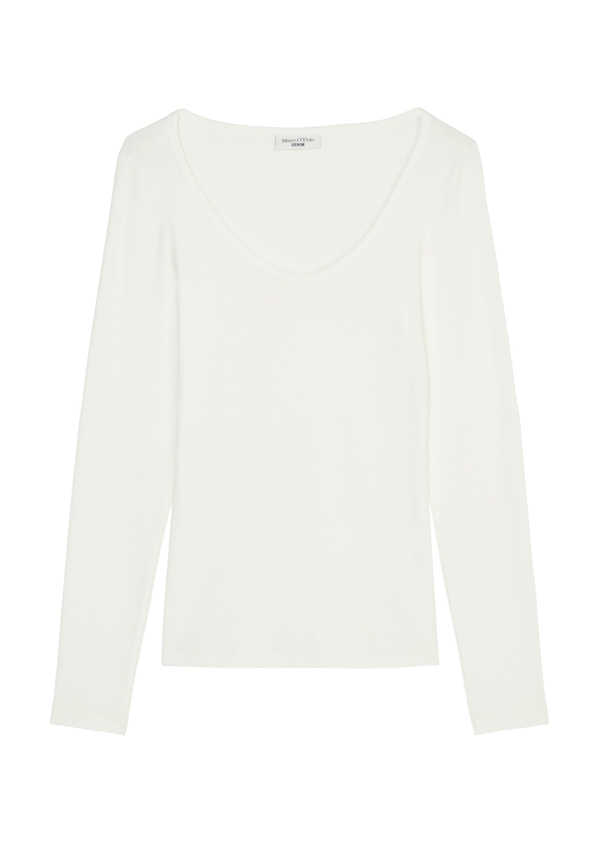 Longsleeve slimaus soft geripptem Jersey