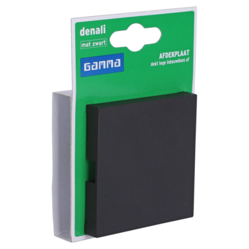 GAMMA Denali Afdekplaat Mat Zwart