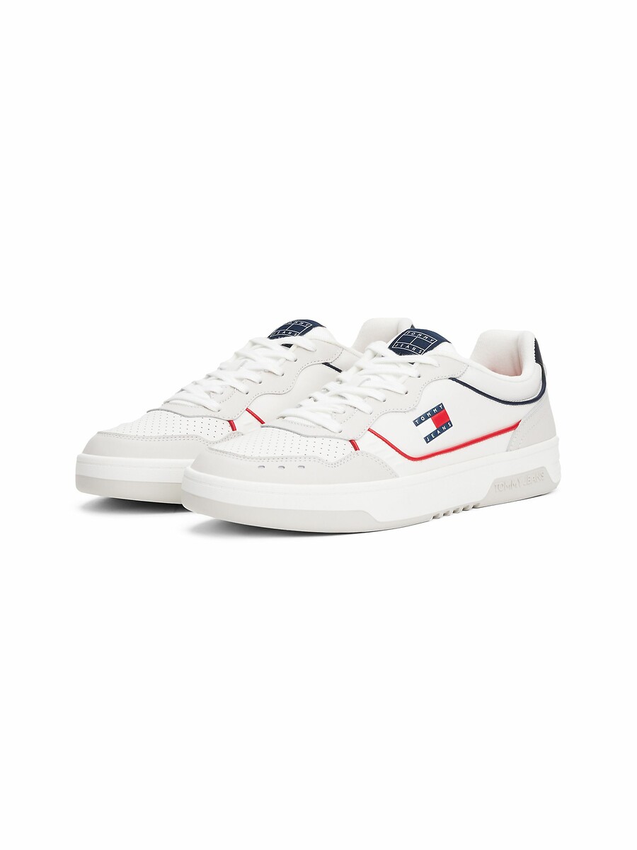 TOMMY JEANS<br>Tênis de couro Elevados