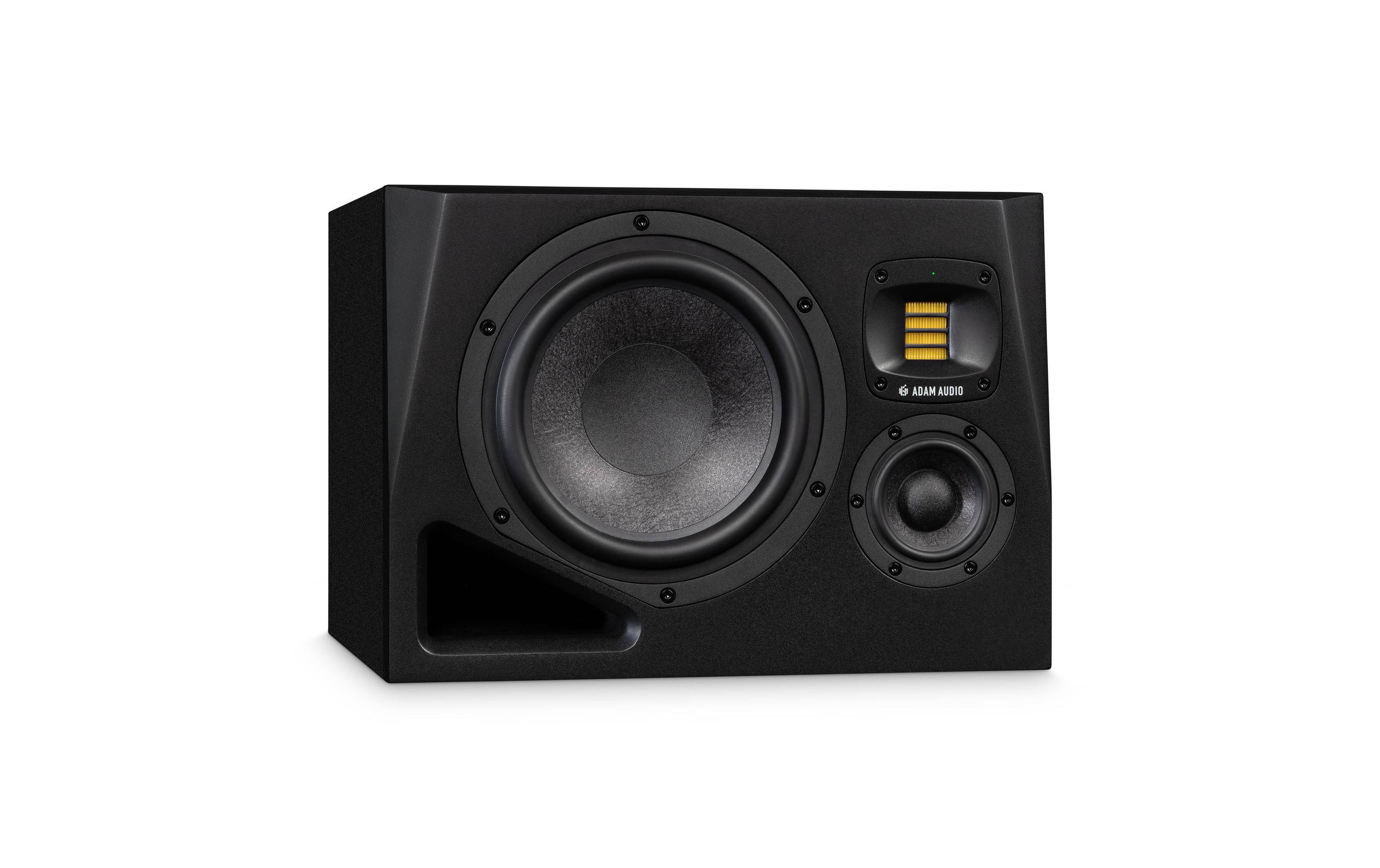 Studiomonitor A8H-L Schwarz<br>Aktiver 3-Wege Lautsprecher mit DSP