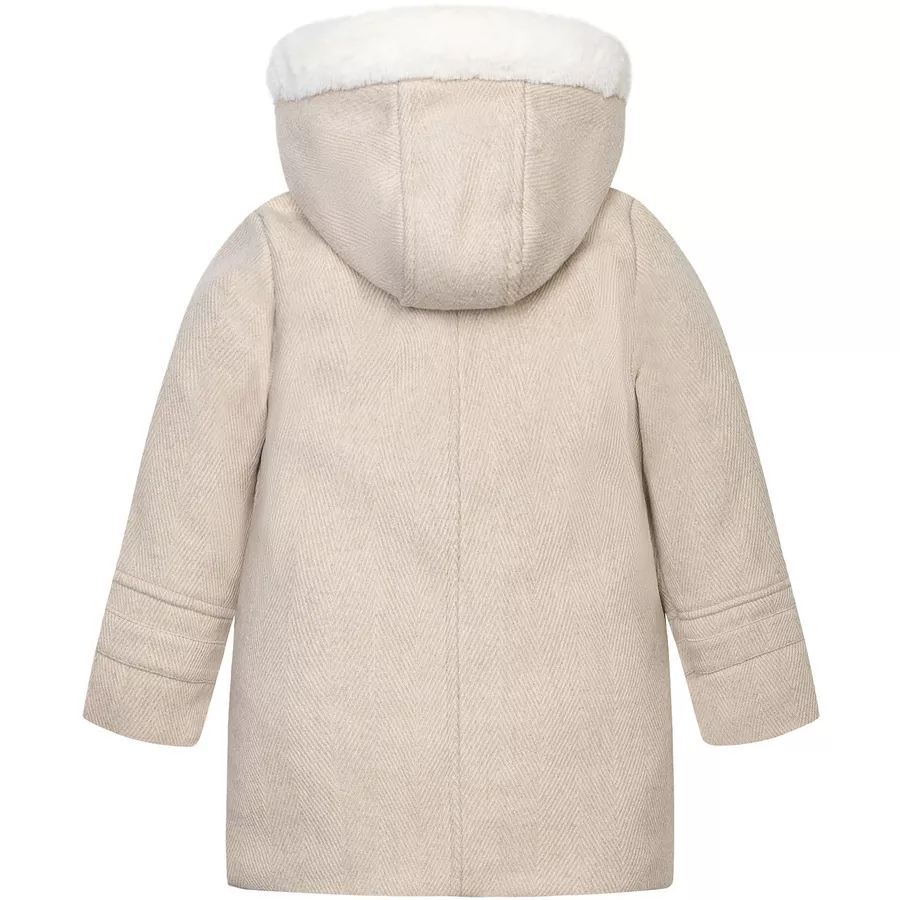 MINOTI Winterjacke SteingrauCremeweiß