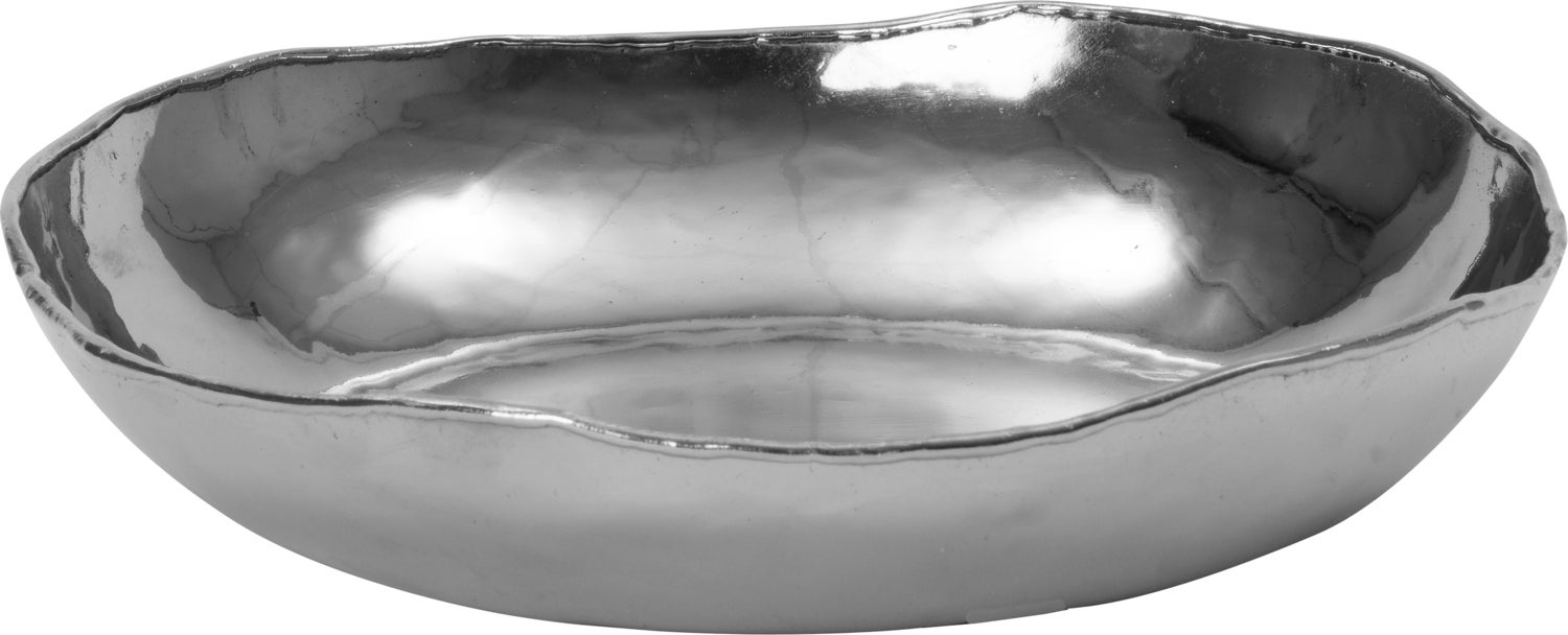 Intratuin decoratieschaal Kendra zilver D 20 H 3 cm