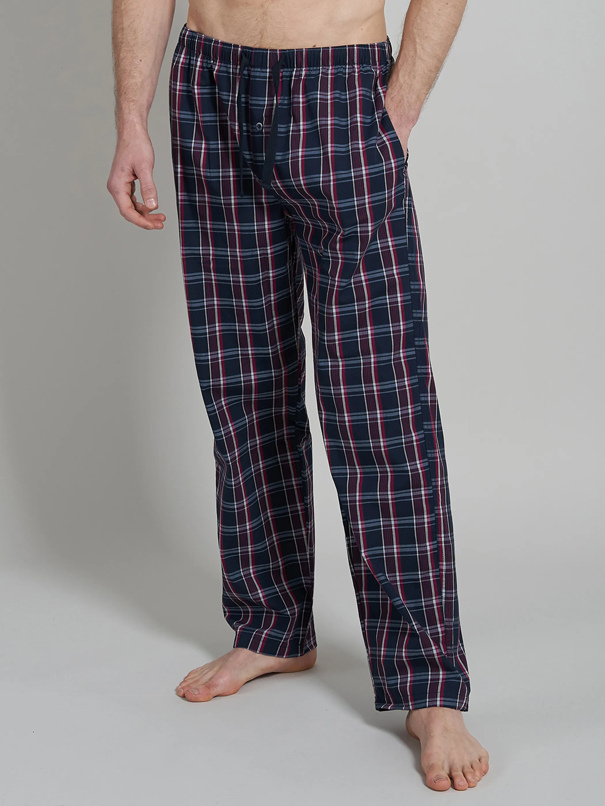 Herren Pyjamahose mit Karos