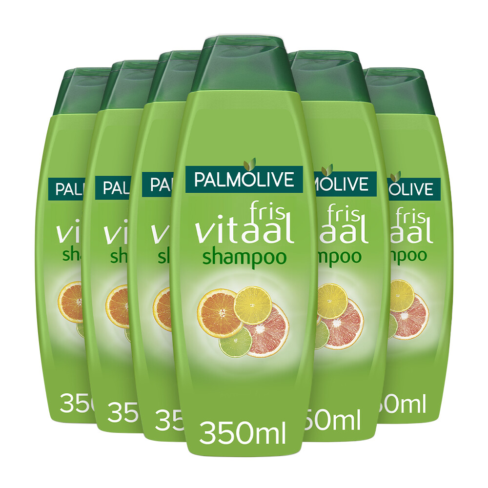 6x Palmolive Shampoo Fris en Vitaal350 ml