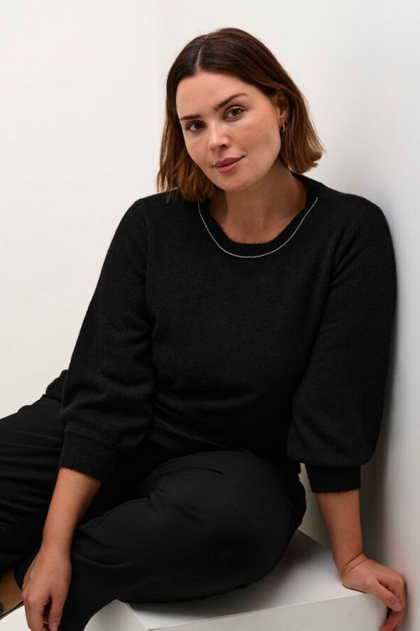 Kaffe Curve KCmerida Pullover Black deep cc.