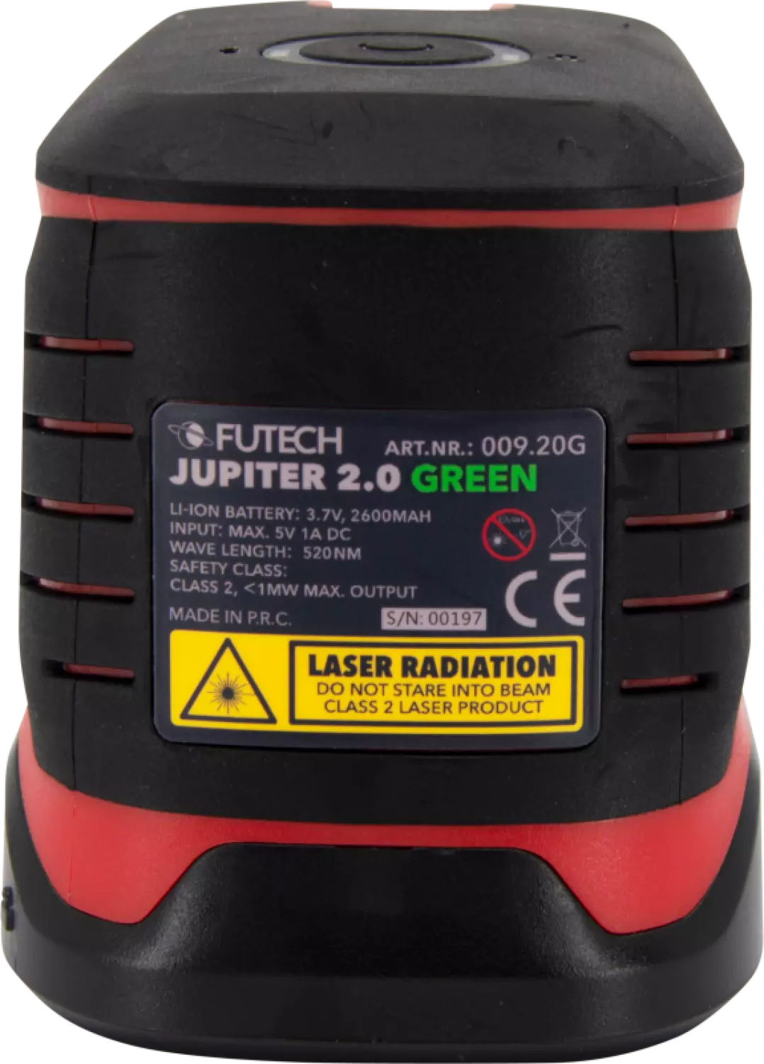 FUTECH Jupiter 2.0 lijnlaser - groen - 40m - 2 lijnen