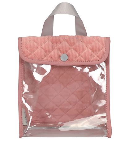MaMaMeMo Dukkespises?t I Taske - Fløjl - 8 dele - Rosa