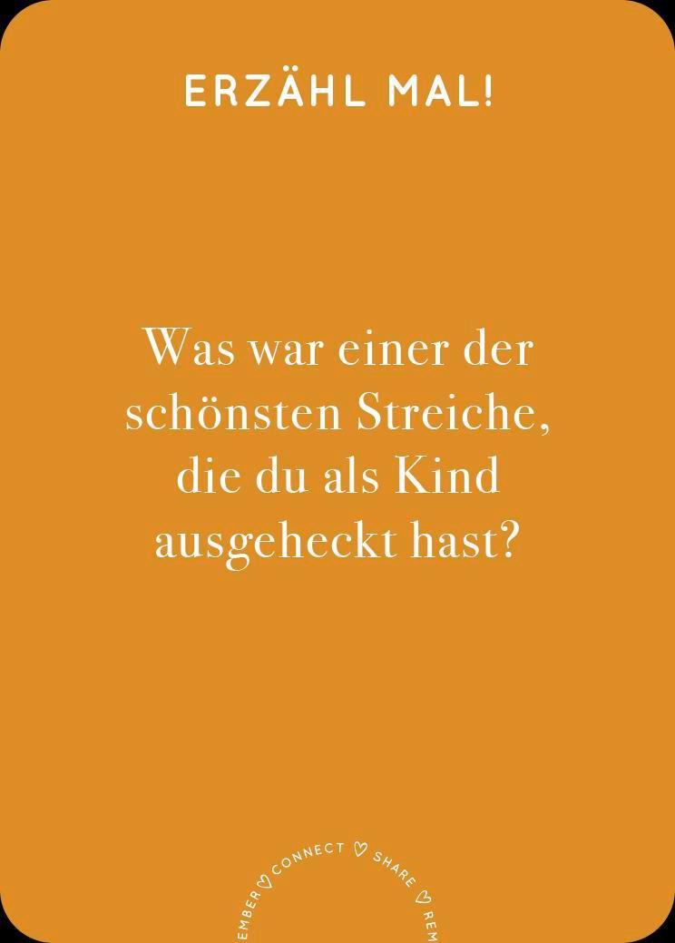 Erzähl mal! Das Freundequiz