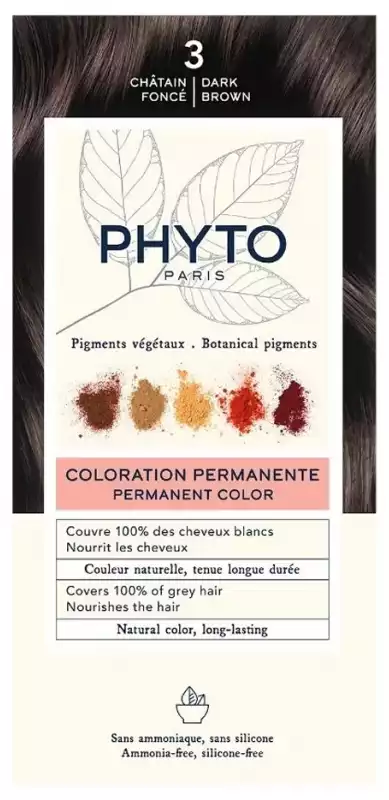 Kit Coloration - 3 Chatain Foncé - 1 Kit