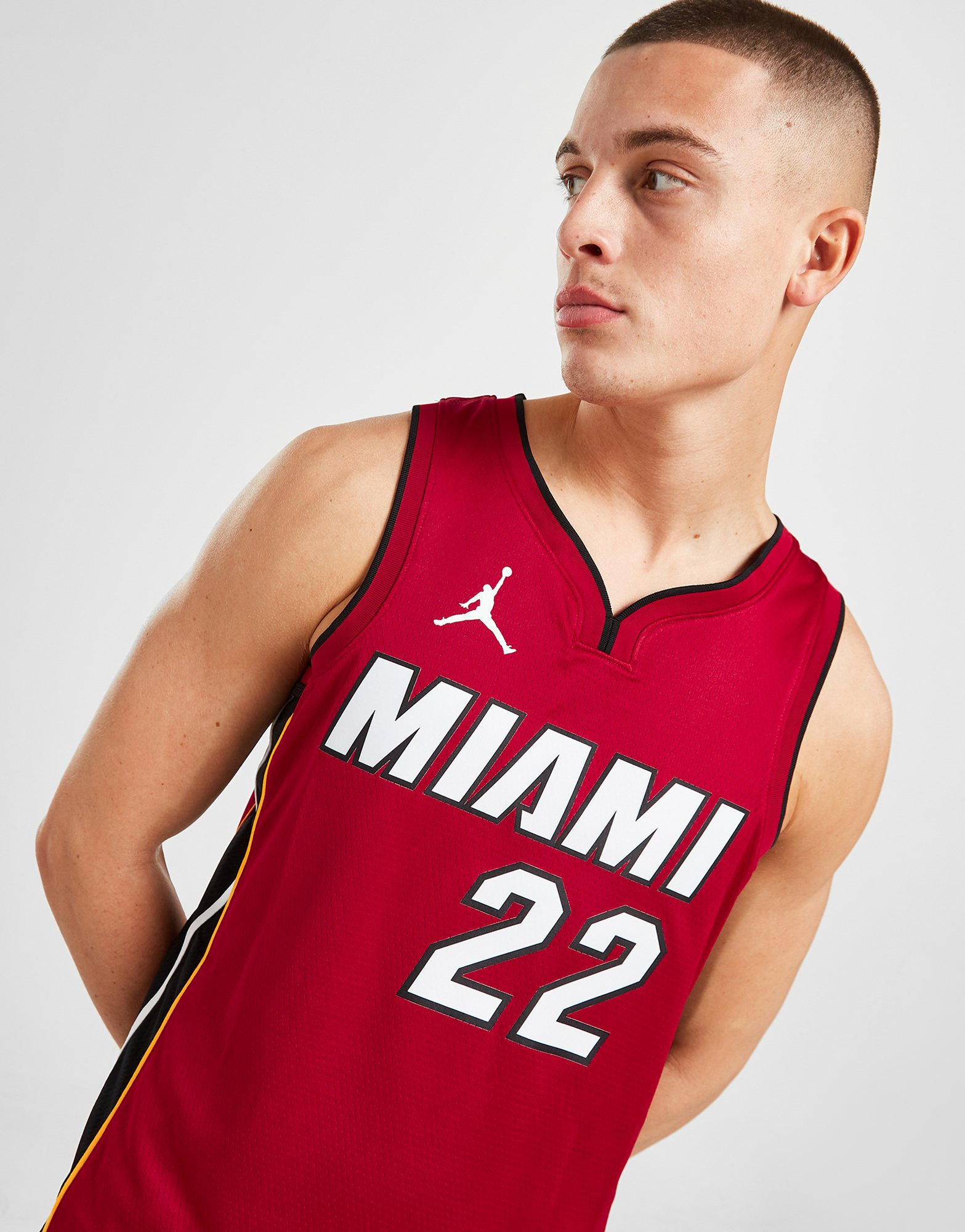 Jordan Maillot NBA Miami Heat Butler #22 Swingman Homme