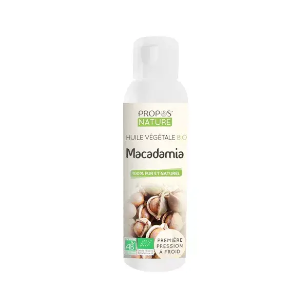 Óleo Vegetal de Macadâmia Orgânico Propos' Nature Aroma-Phytotherapy 100ml