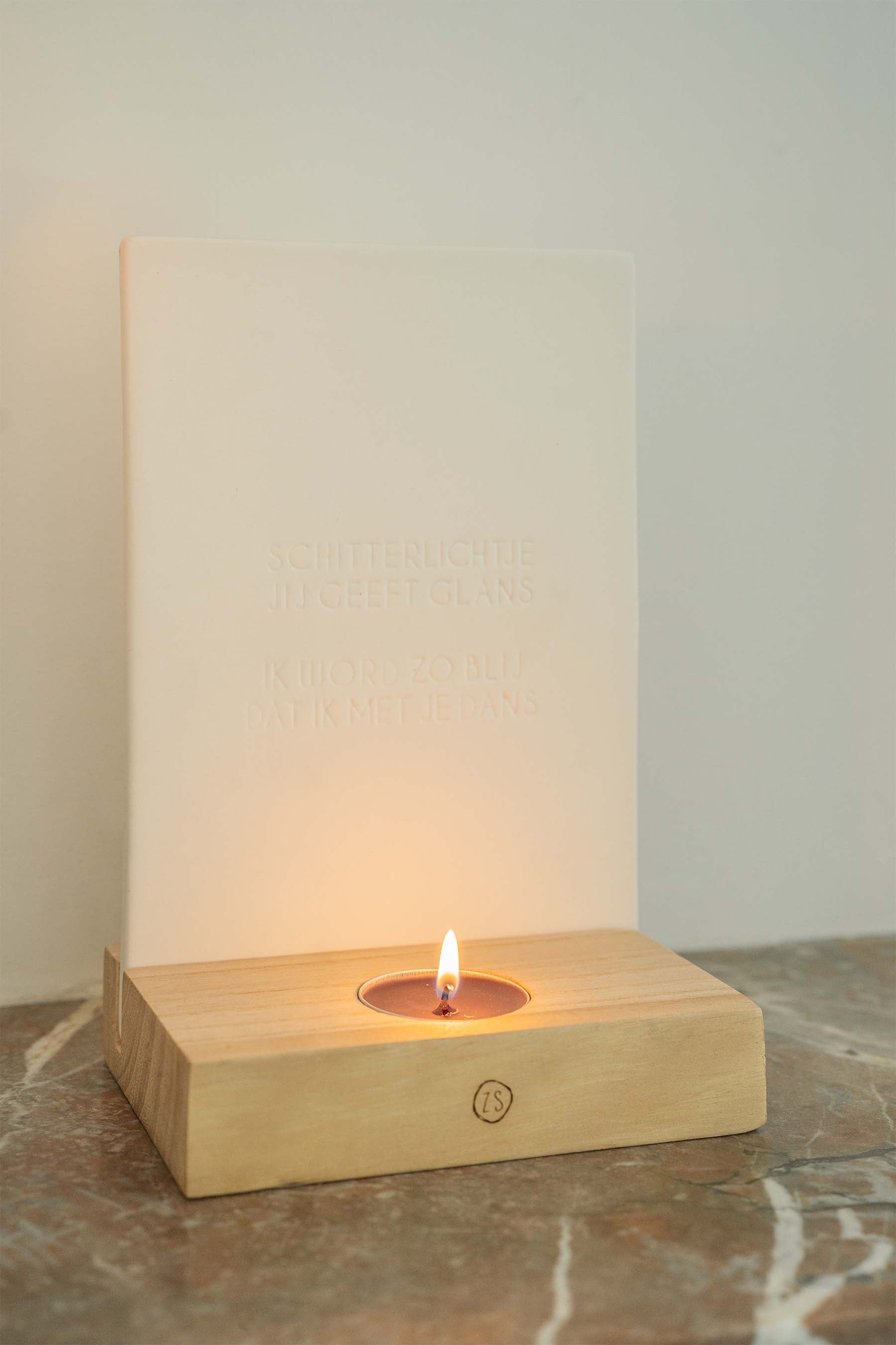 waxinelichthouder schitterlichtje