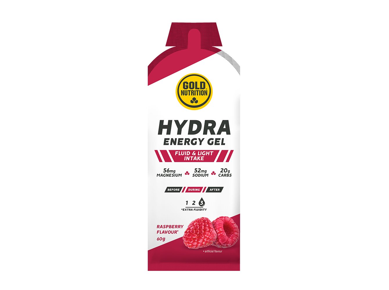 ENERGY GEL GOLDNUTRITION HYDRA FRAMBUESA 60 G