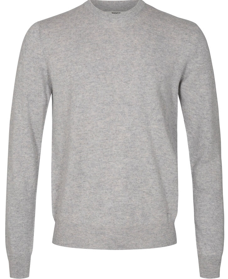 Magasin du Nord Collection Mads 2 - 100% Cashmere Light grey melange