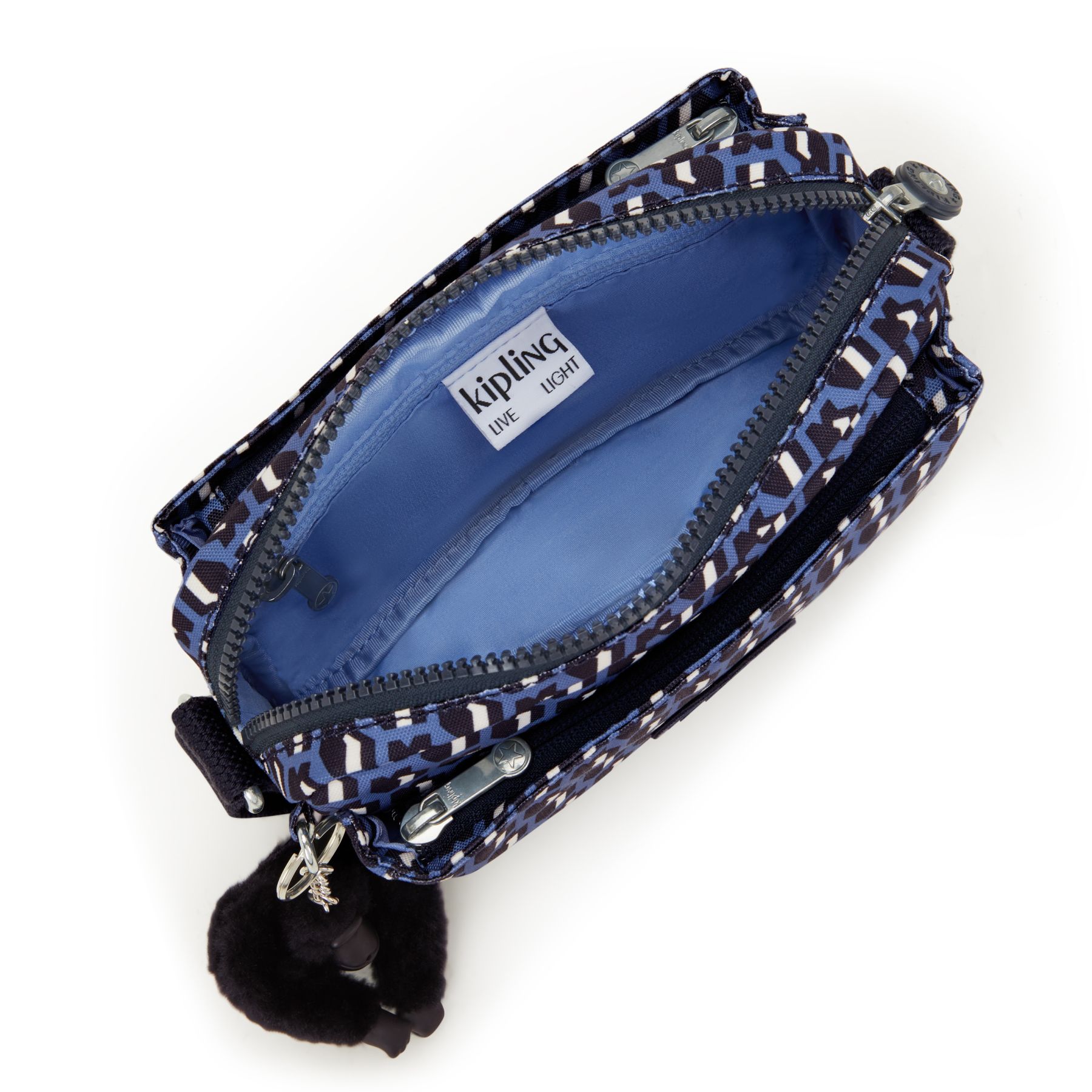 ABANU Mini Sac à Bandoulière avec Sangle Ajustable - 3D K Blue