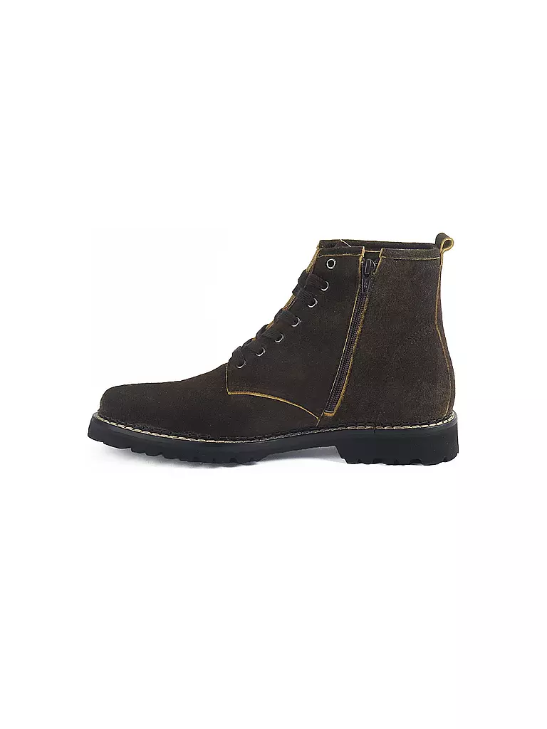 DIRNDL & BUA Boots ANTIBOCK braun