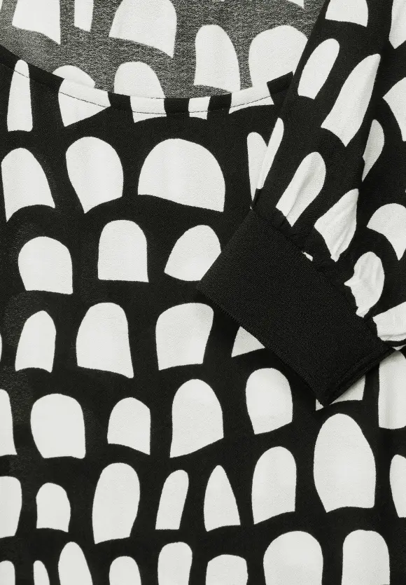 Bluse aus Viskose - Black