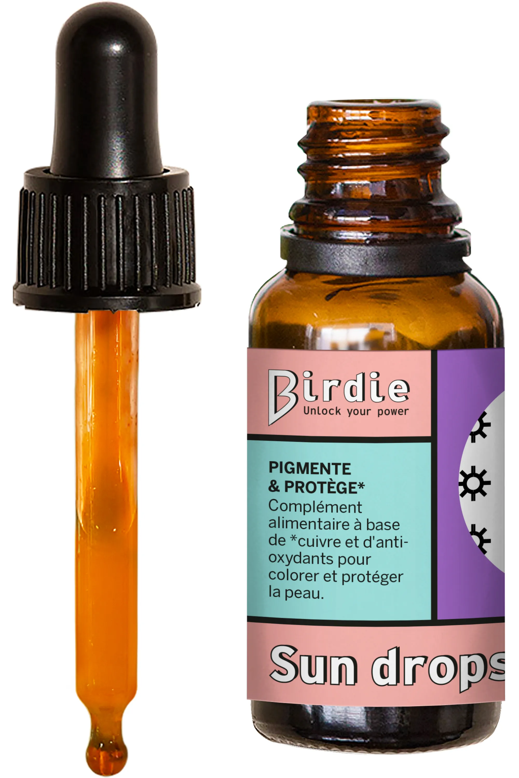 Birdie Complément alimentaire élixir Sun Drops-20 ml