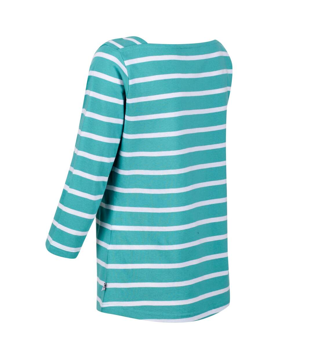 Regatta - T-shirt POLEXIA - Femme (Turquoise vif / Blanc) - UTRG6921