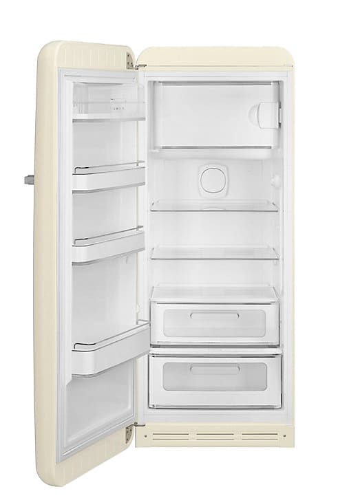 Réfrigérateur congélateur à poser ouverture gauche Smeg FAB28LCR5 244L / 26L crème