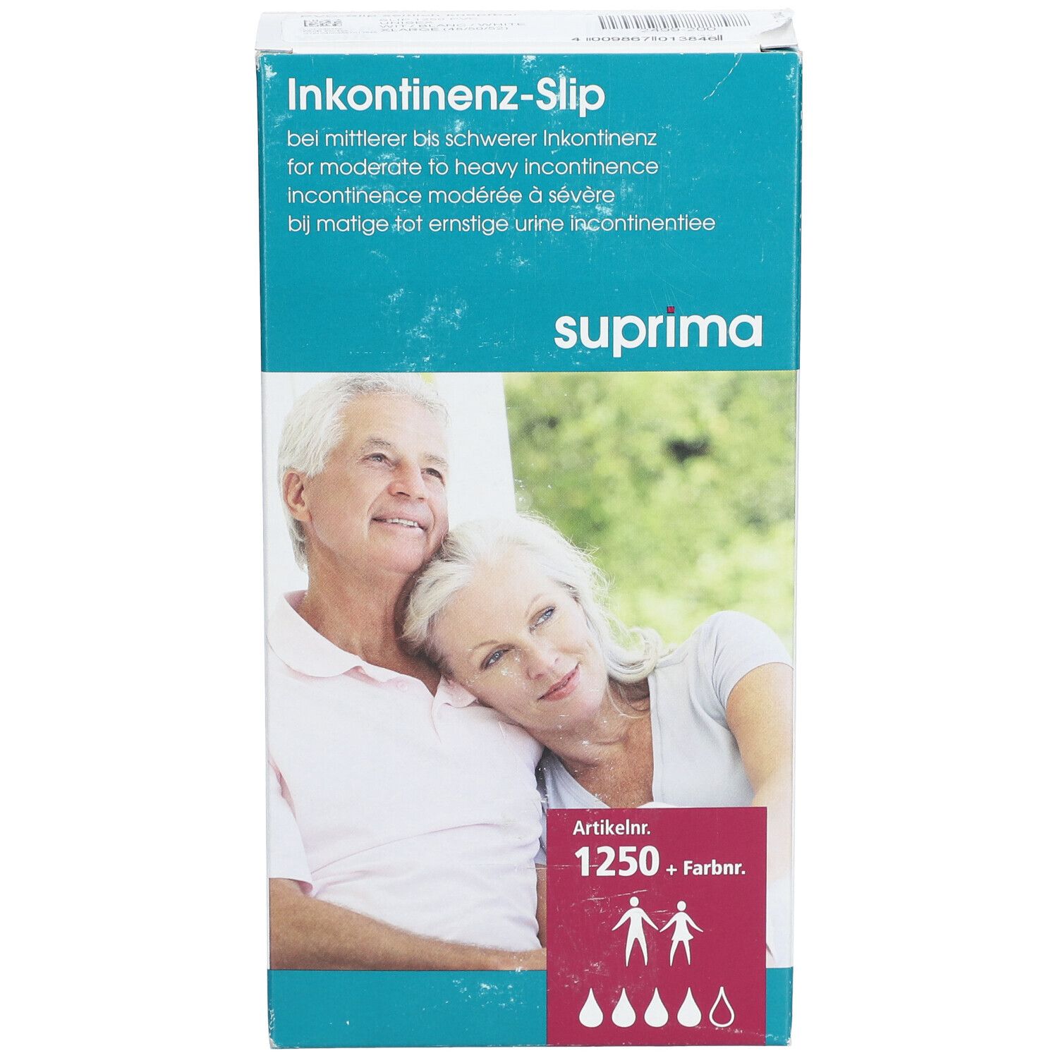 suprima 1250 PVC Slip seitlich knöpfbar