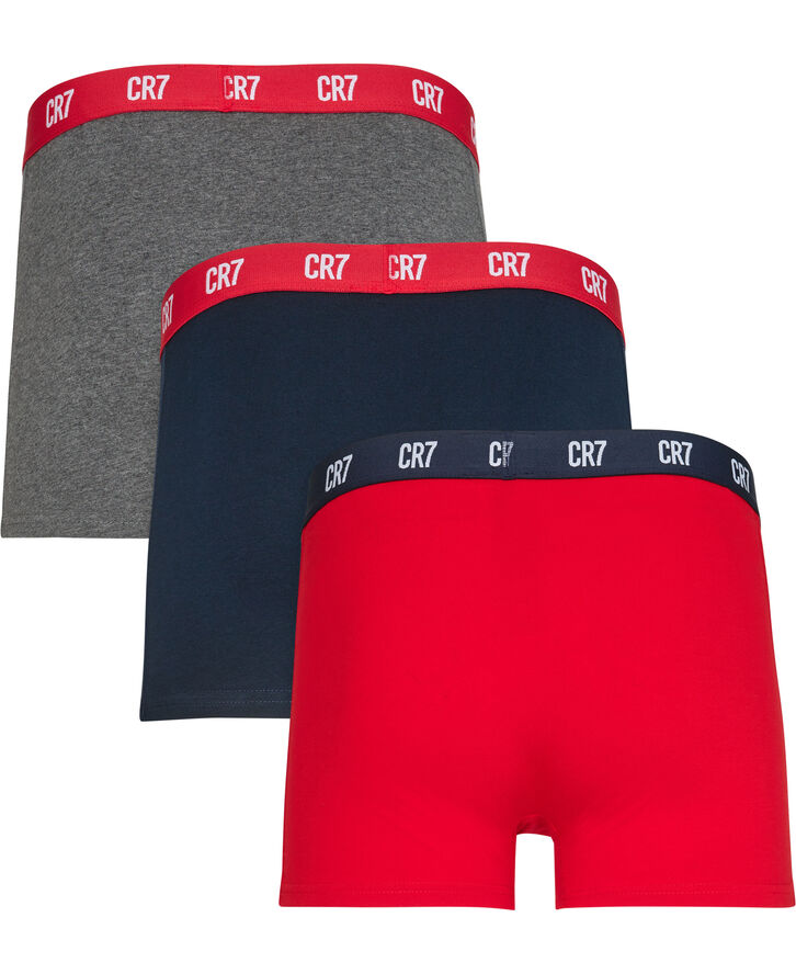 JBS CR7 Basic Trunk Organic 3-pack Grey m/ re