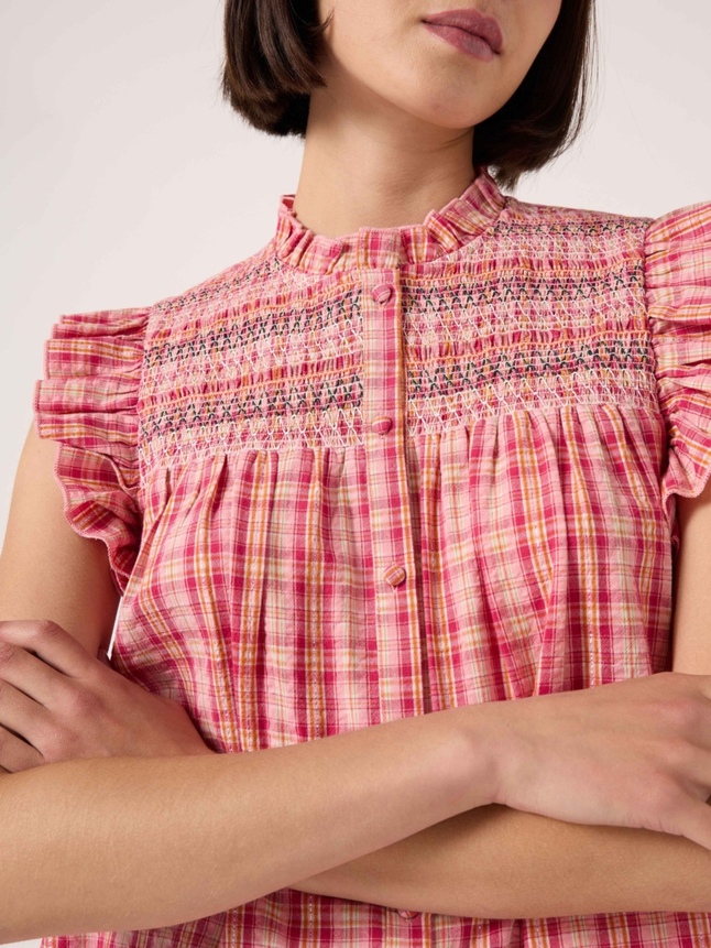 Chemise à carreaux