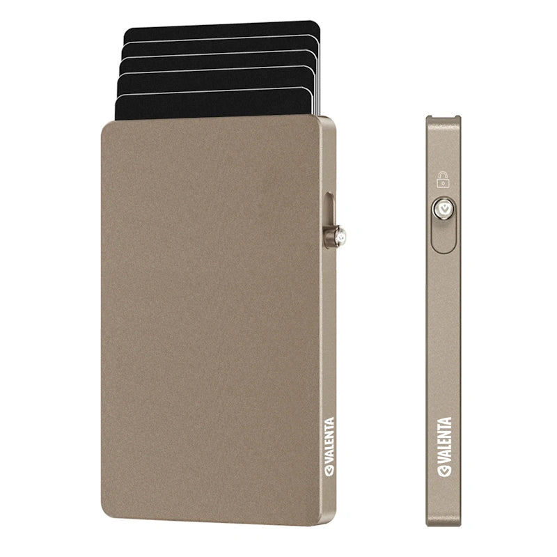 Valenta Cardprotector Magsafe Titanium Naturel