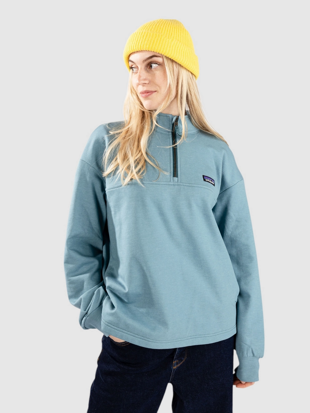 Patagonia Ahnya Zip Hoodie wetland blue
