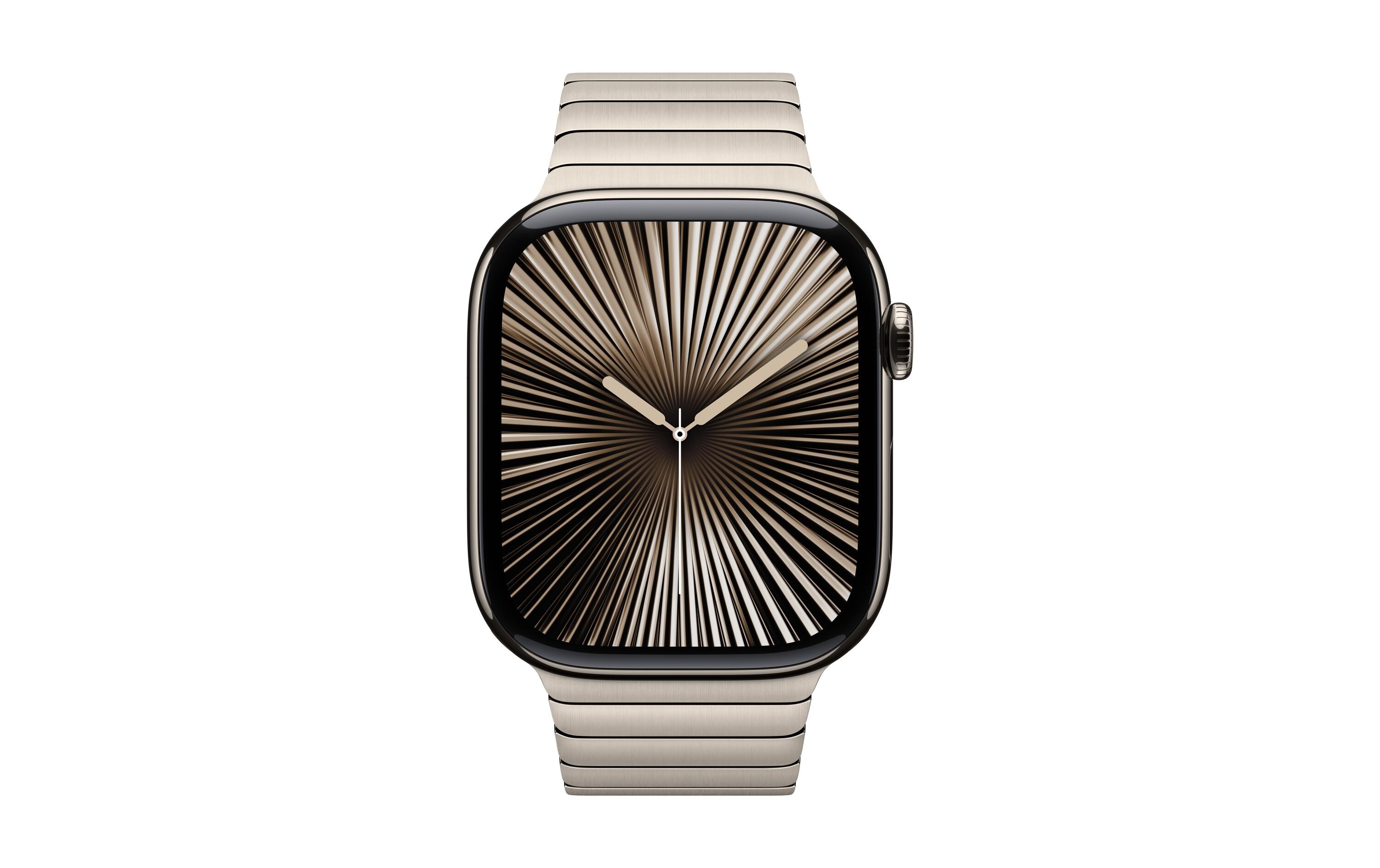 Link Bracelet 46 mm Silber<br>Armband zu Apple Watch