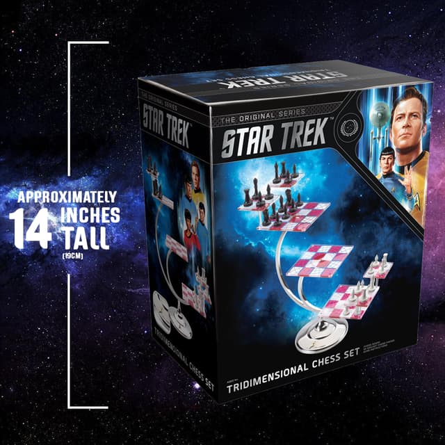 Noble Collection Star Trek skakspil (3D-skak)