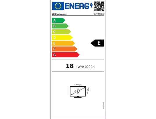LG - TV LED 60 cm 24TQ510S-WZ