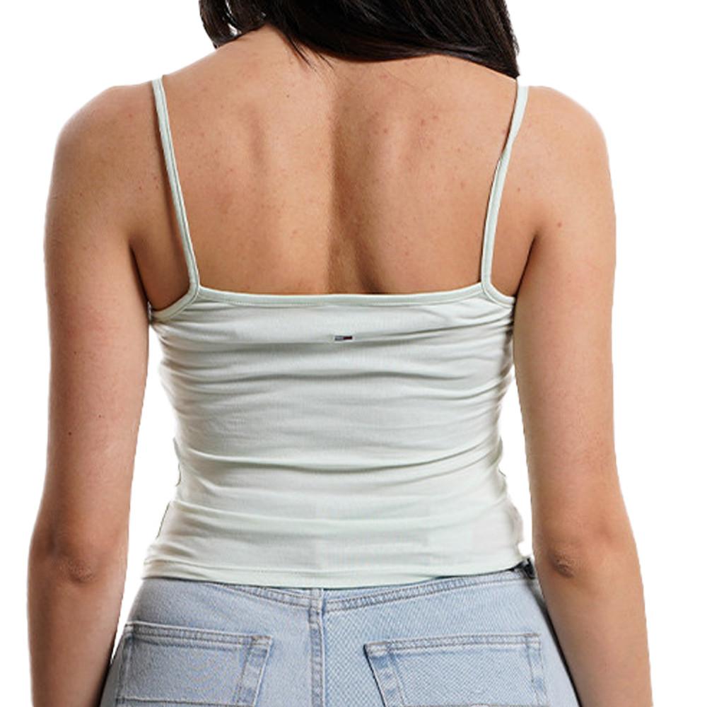 Tommy Hilfiger Top Vert Femme Tommy Hilfiger Tjw Bby Color Linear