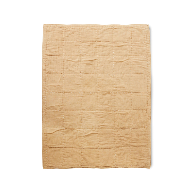 HKliving Quilted plaid 130x170 sand