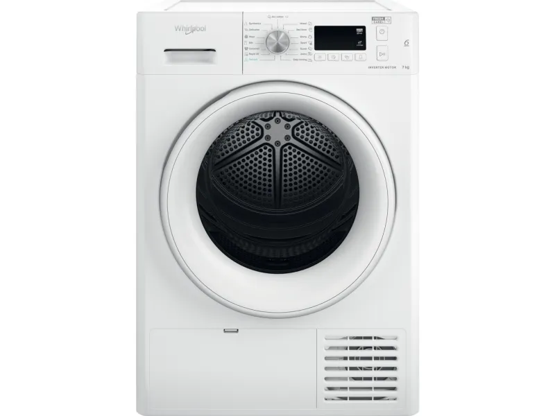 Whirlpool FFT M11 72 EE - Tørremaskine - bredde: 59.5 cm - dybde: 64.9 cm - højde: 84.9 cm - frontbetjening - hvid