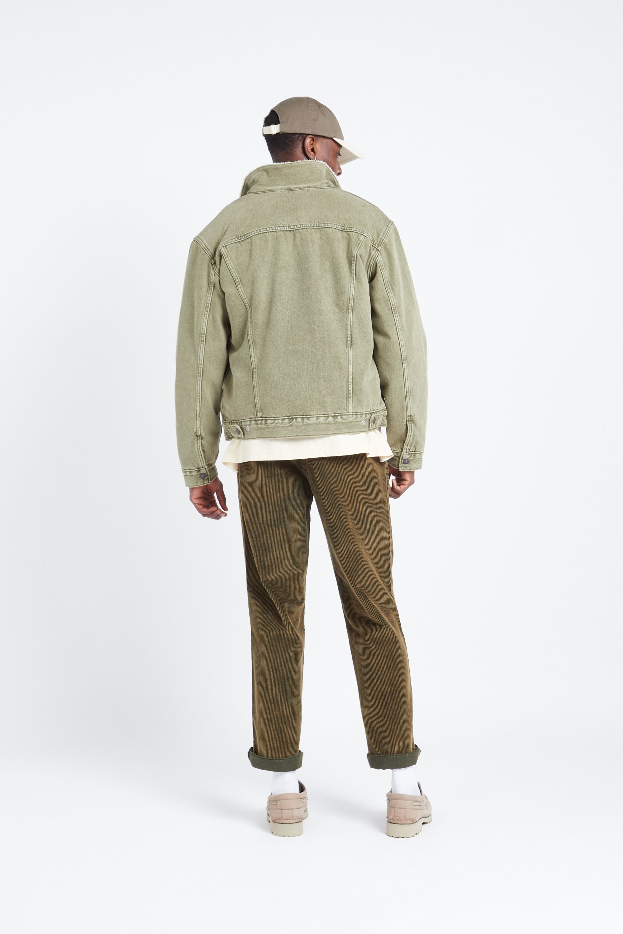 LEVI'S Veste TYPE 3 SHERPA TRUCKER Vert