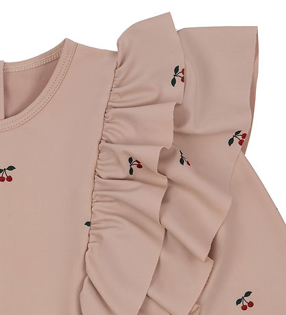 Konges Sløjd Bådebluse - Manuca Frill - Cherry Blush