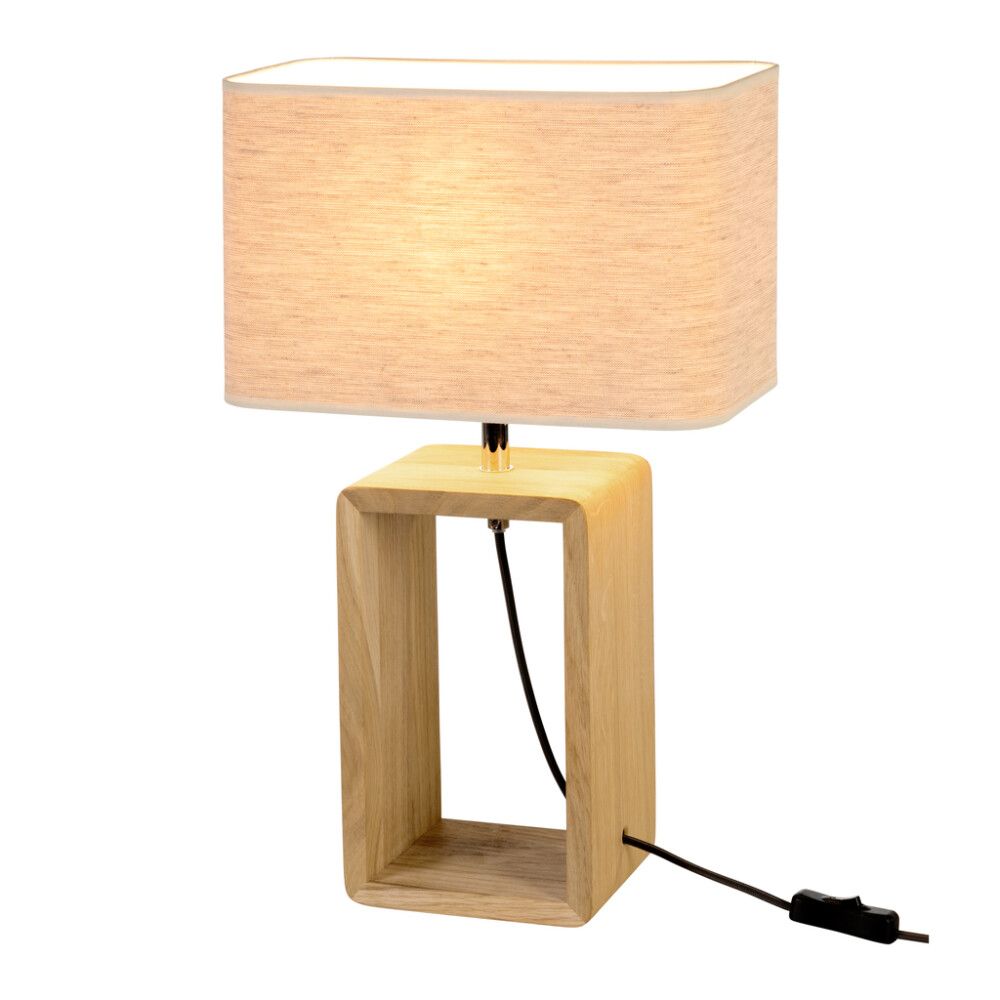BORDLAMPE BRITOP BOHO 1XE27 25W OLJET EIK
