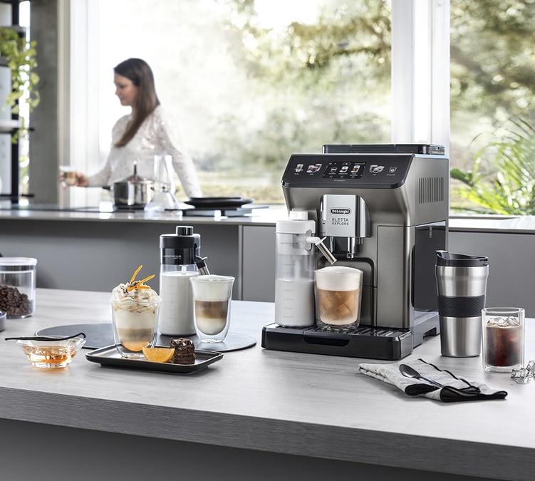 DELONGHI Eletta Explore 450.86.T et Mug To Go - Garantie 5 ans Coloris:Titanium