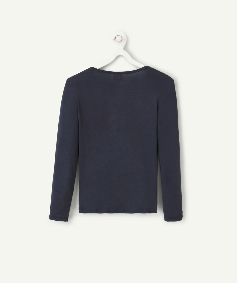 DAMARTT-SHIRT MANCHES LONGUES THERMOLACTYL SENSITIVE BLEU MARINE