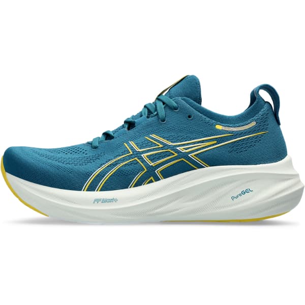 Chaussure running ASICS GEL-NIMBUS 26 EVENING TEAL/LIGHT MUSTARD