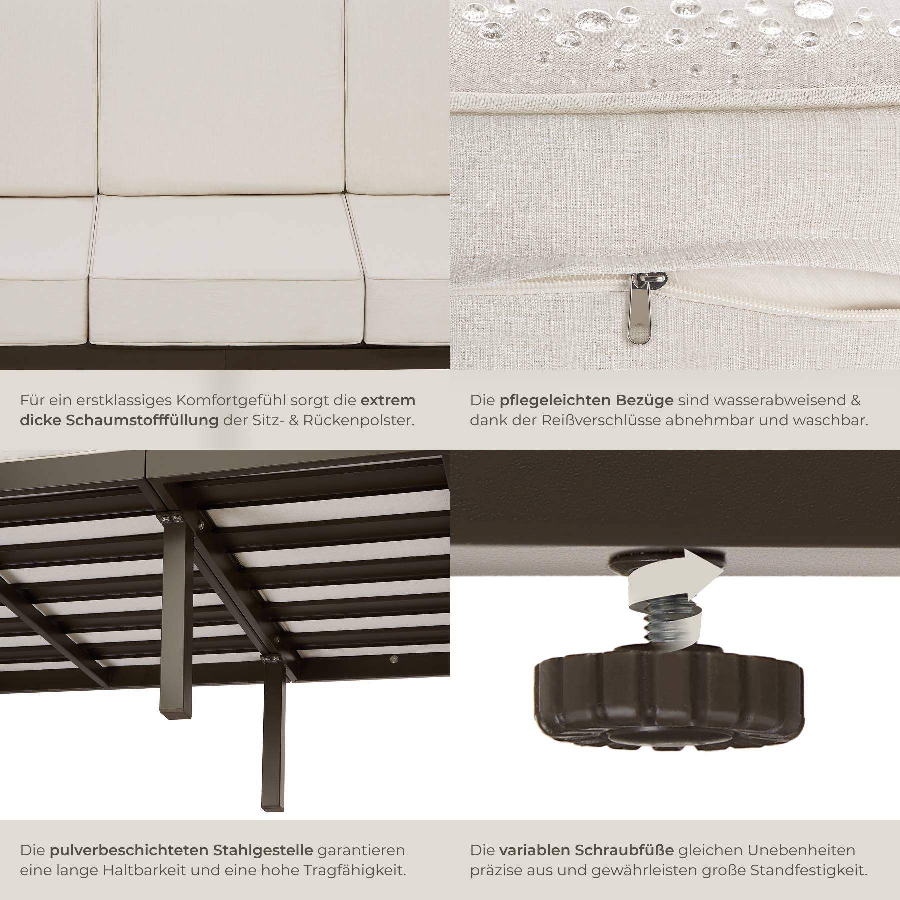 Garten-Loungeset  Comosa