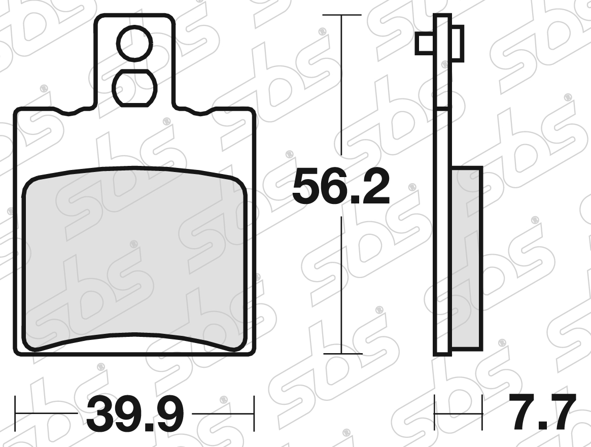 SBS - Plaquettes de frein 149 HF
