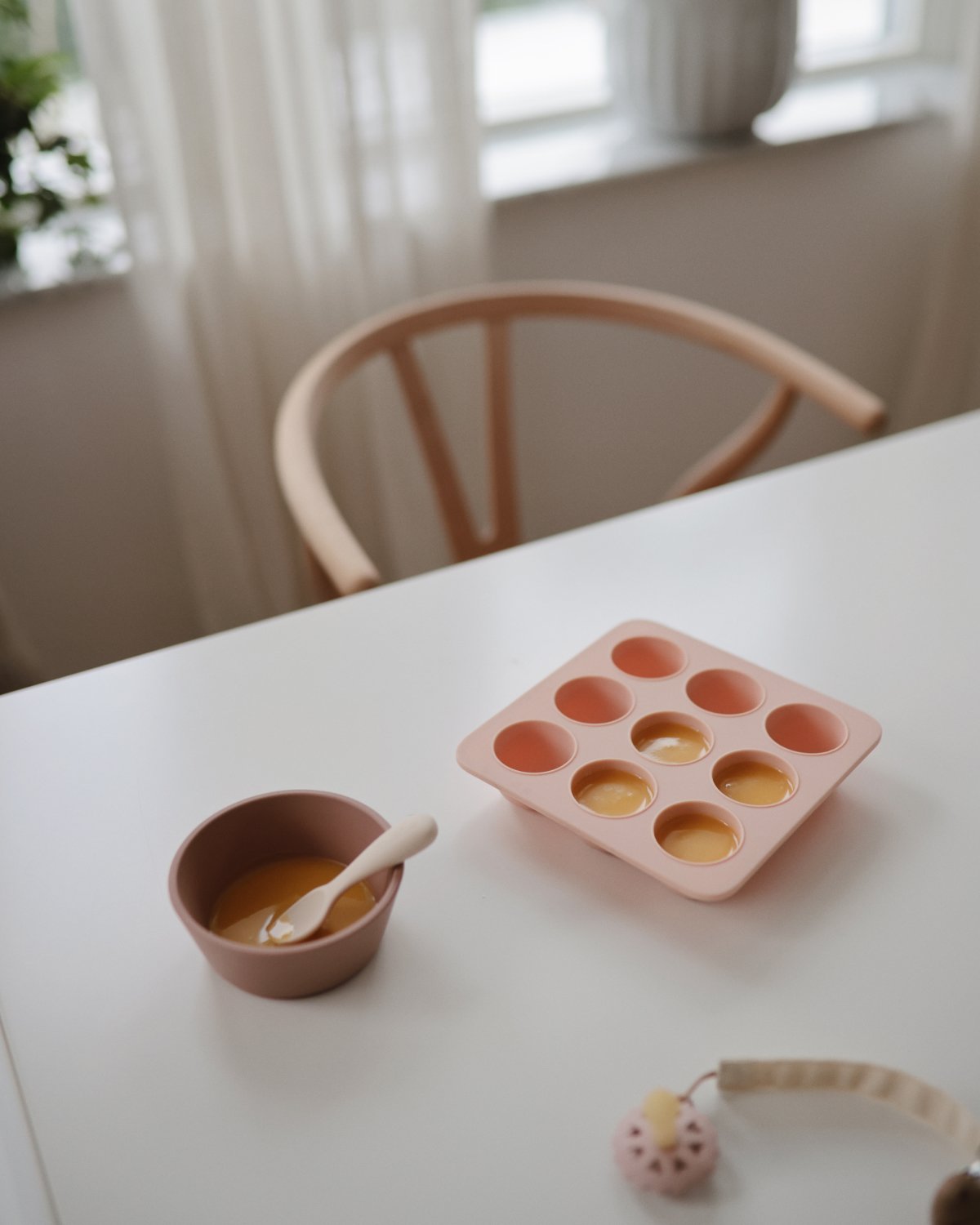 Fryseform Babymat M/ Lokk – 9 x 45ml | Baby Food Feeder Freezer Tray